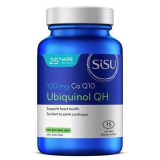 Ubiquinol QH 100 mg Co Q10 | Bonus 75 gélules -SISU -Gagné en Santé