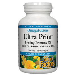 Natural factors - ultra prim evening primrose oil 500 mg | omegafactors®
