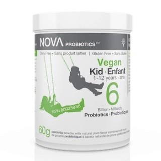 Nova probiotics - vegan kids 1 to 12 years 6b - 60g