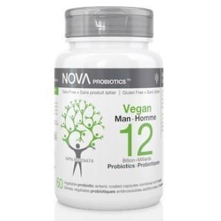 Nova probiotics - vegan men 12b - 60 caps