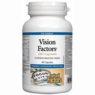 Vision Factors avec 7.5 mg Luteine -Natural Factors -Gagné en Santé