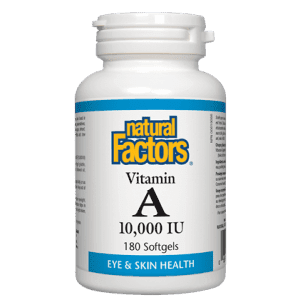Vitamin A 10,000 IU - Natural Factors - Win in Health