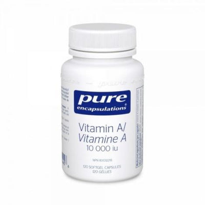 Vitamin A (10,000 IU) - Pure encapsulations - Win in Health