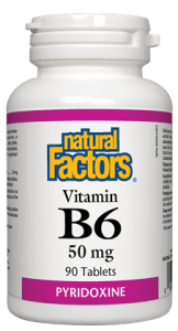 Vitamin B6 50 mg - Natural Factors - Win in Health