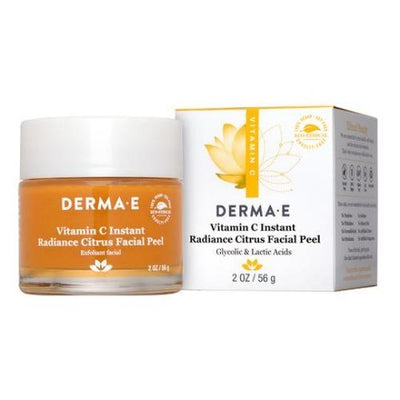 Vitamin C Instant Radiance Citrus Facial Peel - Derma e - Win in Health