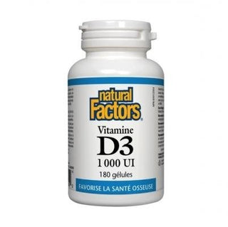 Natural factors - vitamin d3 1000 iu - softgels