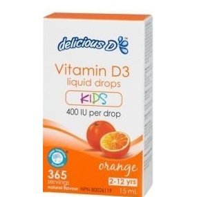 Vitamin D3 | 400 IU for Kids - Platinum naturals - Win in Health