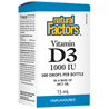 Vitamine D3 1000 UI Liquide -Natural Factors -Gagné en Santé