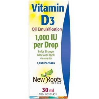 New roots - vitamin d3 liquid 1000 iu