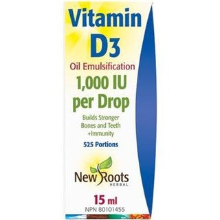 New roots - vitamin d3 liquid 1000 iu