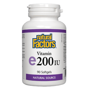 Natural factors - vit e 200iu - 90 sgels