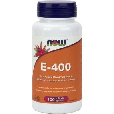 Vitamin E-400 UI Mixed Tocopherols - NOW - Win in Health