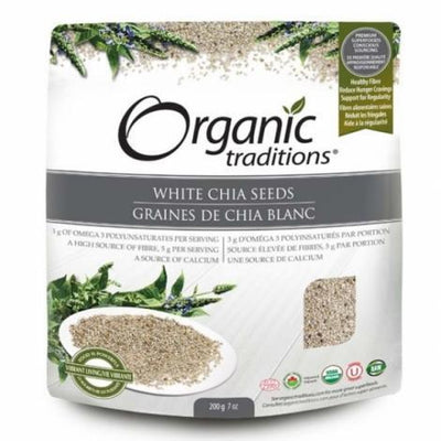 White Chia Seeds - Organic Traditions - Win in Health