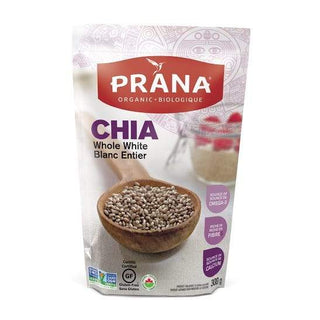 Prana - organic white whole chia seeds 300 g