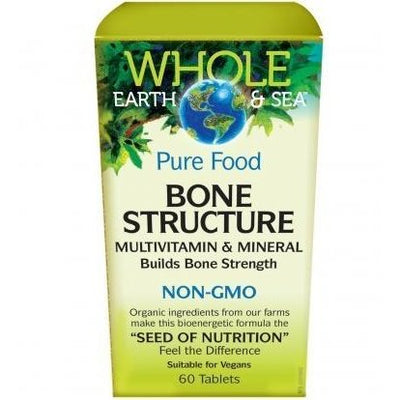 Whole Earth & Sea™ | Structure osseuse multivitamines et minéraux -Natural Factors -Gagné en Santé