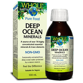 Whole Earth & Sea™ | Minéraux des Fonds Océaniques -Natural Factors -Gagné en Santé