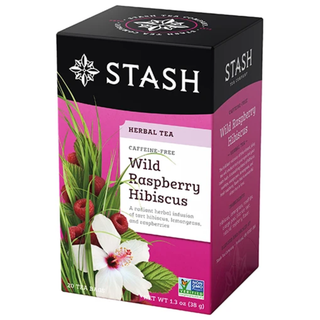 Stash - wild raspberry hibiscus herbal tea - 20 bags