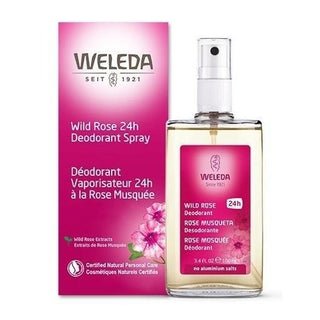 Weleda - 24h deodorant spray - wild rose - 100 ml