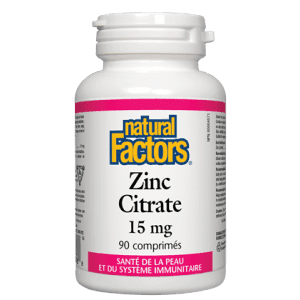 Natural factors - zinc citrate