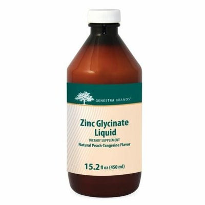 Zinc Glycinate Liquid | Saveur pêche-mandarine -Genestra -Gagné en Santé